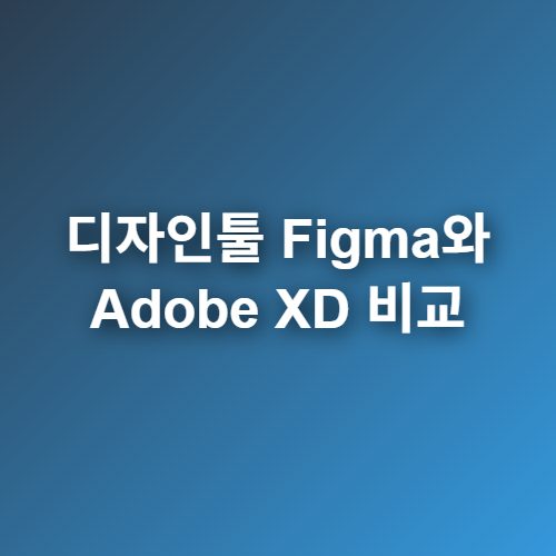 디자인툴 Figma와 Adobe XD 비교 1 디자인툴-Figma와-Adobe-XD